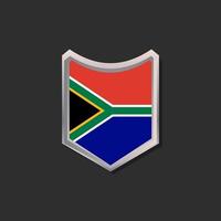 Illustration of South Africa flag Template vector