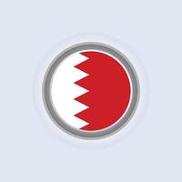 Illustration of Bahrain flag Template vector