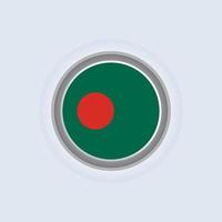 ilustración de la plantilla de la bandera de bangladesh vector