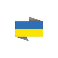 Illustration of Ukraine flag Template vector