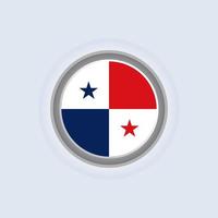 Illustration of Panama flag Template vector