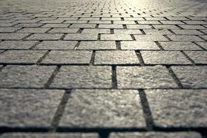 Abstract background - gray paving slabs in the form of squares. photo