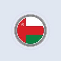 Illustration of Oman flag Template vector