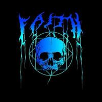 Skull streetwear design clothing vector