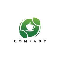 Coffee Cup Organic Logo, Coffee, coffee shop logo vector