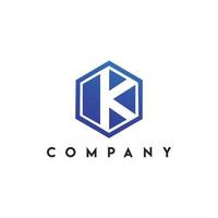 logotipo de komtech, logotipo de la letra k vector