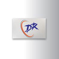 Creative DR Logo Design Vector