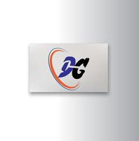 Creative DG Logo Design Vector