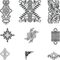 Alpena design, pattern vector