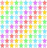 Rainbow color of stars. Diagonal array. Seamless abstract pattern. Paper, cloth, fabric, cloth, dress, napkin, printing, gift, present, wrapping concept vector