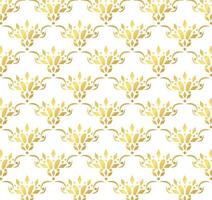 Luxury white ornament pattern design background vector