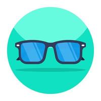 icono de diseño moderno de gafas de sol vector