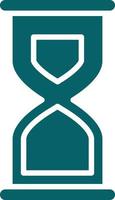 Sand Clock Icon Style vector
