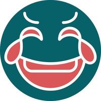 Laughing Icon Style vector