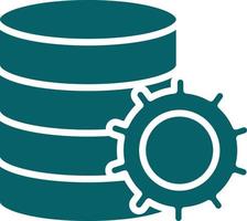 Data Management Icon Style vector