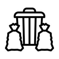 diseño de icono de basura vector