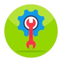 Modern design icon of technical tools vector