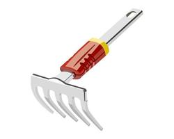 Vector Illustration Pitchfork isolated on white background. Carpentry hand tools.