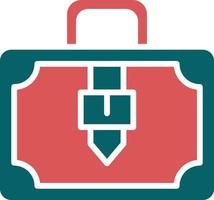 Briefcase Icon Style vector