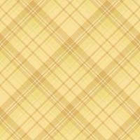 Seamless pattern in interesting cozy yellow and light orange colors for plaid, fabric, textile, clothes, tablecloth and other things. Vector image. 2