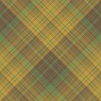 Seamless pattern in interesting brown, green and swamp beige colors for plaid, fabric, textile, clothes, tablecloth and other things. Vector image. 2