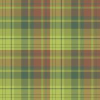 Seamless pattern in interesting cozy green and brown colors for plaid, fabric, textile, clothes, tablecloth and other things. Vector image.