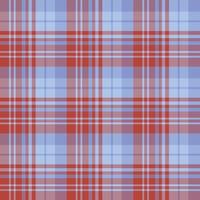 Seamless pattern in interesting red and discreet blue colors for plaid, fabric, textile, clothes, tablecloth and other things. Vector image.