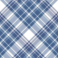Seamless pattern in interesting dark blue and white colors for plaid, fabric, textile, clothes, tablecloth and other things. Vector image. 2