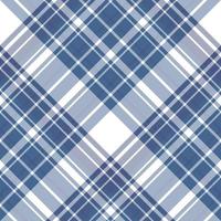 Seamless pattern in interesting dark blue and white colors for plaid, fabric, textile, clothes, tablecloth and other things. Vector image. 2