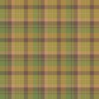 Seamless pattern in interesting brown, beige and green moss colors for plaid, fabric, textile, clothes, tablecloth and other things. Vector image.