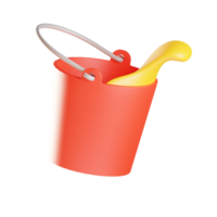 Paint Bucket 3d Illustration png