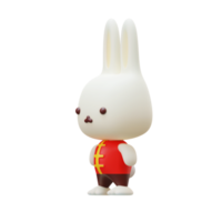 Chinese New Year Of Rabbit 3D Element 01 png