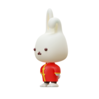 Chinese New Year Of Rabbit 3D Element 02 png