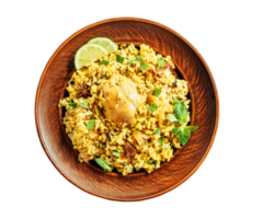 biryani de pollo paquistaní png