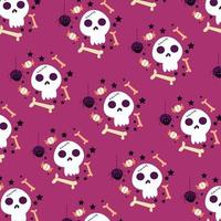 Collection of minimal Halloween patterns for wallpapers vector