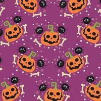 colección de patrones mínimos de halloween para fondos de pantalla vector