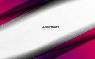 Abstract overlap papercut magenta color background vector