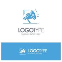 Marketing Automation Marketing Automation Digital Blue Solid Logo with place for tagline vector