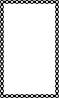 vertical bicycle chain frame with copy space vector