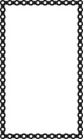 vertical bicycle chain frame with copy space vector