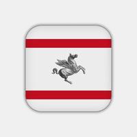 Tuscany Flag. Region of Italy. Vector illustration.