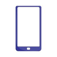 smartphone device digital technology isolated icon design white background vector