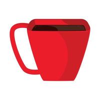 taza de cafe vector