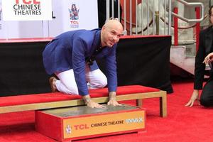 LOS ANGELES - DEC 14 - Pitbull at the Pitbull Hand and Footprint Ceremony at the TCL Chinese Theater IMAX on December 14, 2018 in Los Angeles, CA photo