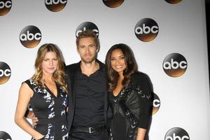 LOS ANGELES - JAN 14 - Jes Macallan, Brett Tucker, Rochelle Aytes at the ABC TCA Winter 2015 at a The Langham Huntington Hotel on January 14, 2015 in Pasadena, CA photo