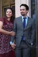 LOS ANGELES - NOV 30 - Vanessa Nadal, Lin-Manuel Miranda at the Lin-Manuel Miranda Star Ceremony on the Hollywood Walk of Fame on November 30, 2018 in Los Angeles, CA photo