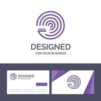 Creative Business Card and Logo template Forecasting Model Forecasting Model Science Vector Illustra