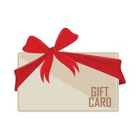 gift card for shopping vector