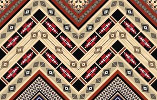 patrón étnico geométrico colorido. oriental, occidental, azteca, tribal tradicional. patrón sin costuras tela, azulejo, fondo, alfombra, papel pintado, ropa, sarong, envoltura, batik, tela, patrón vectorial. vector