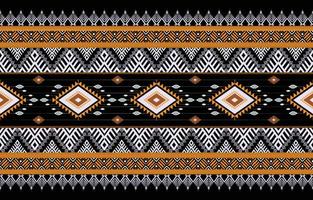 patrón étnico geométrico colorido. oriental, occidental, azteca, tribal tradicional. patrón sin costuras tela, azulejo, fondo, alfombra, papel pintado, ropa, sarong, envoltura, batik, tela, patrón vectorial. vector